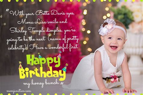 106 Wonderful 1st Birthday Wishes And Messages For Babies With Images