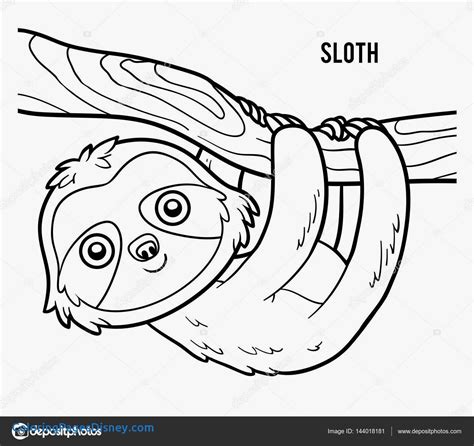 Printable Cute Sloth Coloring Pages Asiailmacias