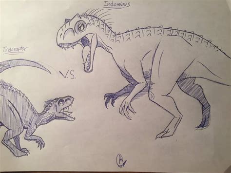 Indoraptor Vs Indominus Rex Jurassic Park Amino