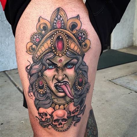 16 Fierce Kali Tattoos Tattoodo