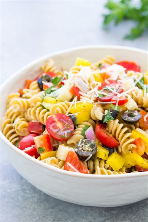 Whether you're cooking for a crowd, or just. Italian Pasta Salad - Easy, Healthy Recipe!