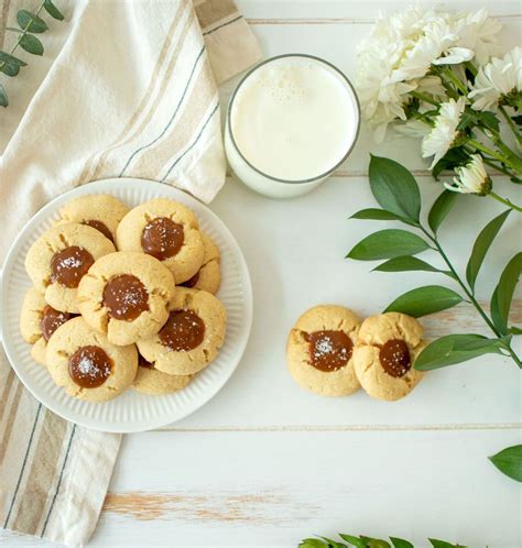 Sweet And Salty Chocolate Salted Caramel Thumbprint Cookie Recipe