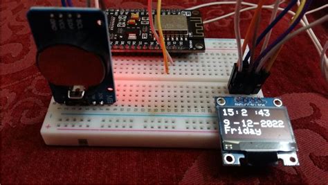 Esp8266 Nodemcu Real Time Clock Rtc With Ds3231 And Oled