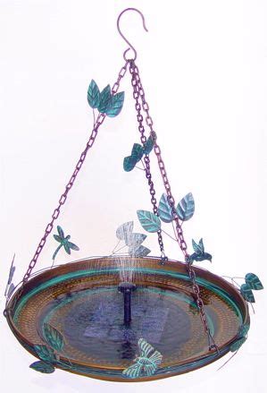 Hummingbird mister diy bird bath. hanging bird bath solar powered mister | Hanging bird bath, Solar bird bath, Diy bird bath