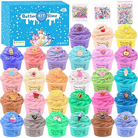 Butter Slime Kit 27 Pack With Candy Ice Cream Fruit Etc Cute Fun