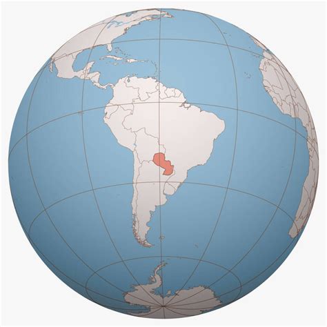 Paraguay Mapa Free Stock Vectors