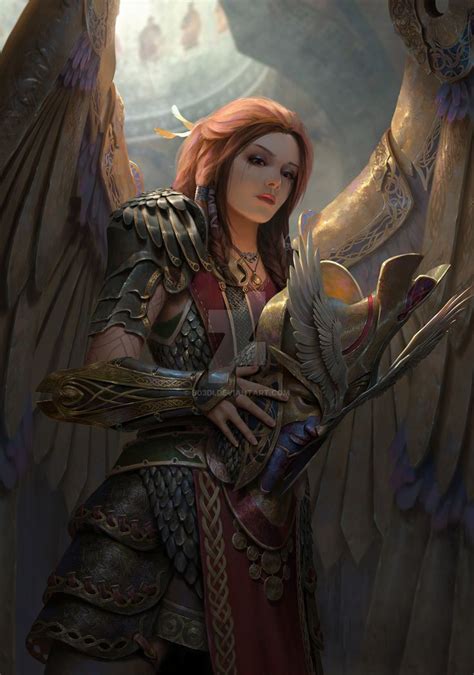 The Goddess Freya By B03di Fantasy Art Em 2019 Ilustração Fantasia