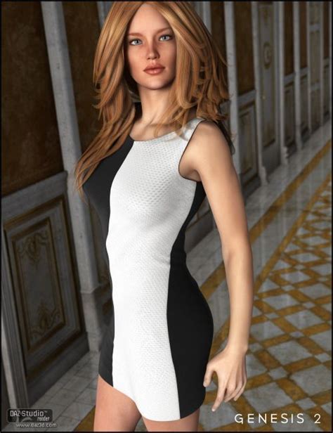 Arleya Dress For Genesis 2 Females Clubwear Dresses For Daz Studio