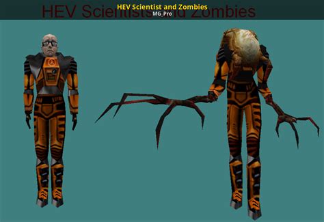 Hev Scientist And Zombies Half Life Mods