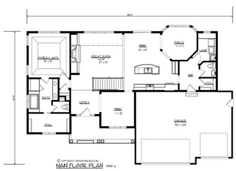 The Morton 1700 3 Bedrooms And 2 Baths The House Designers 1700