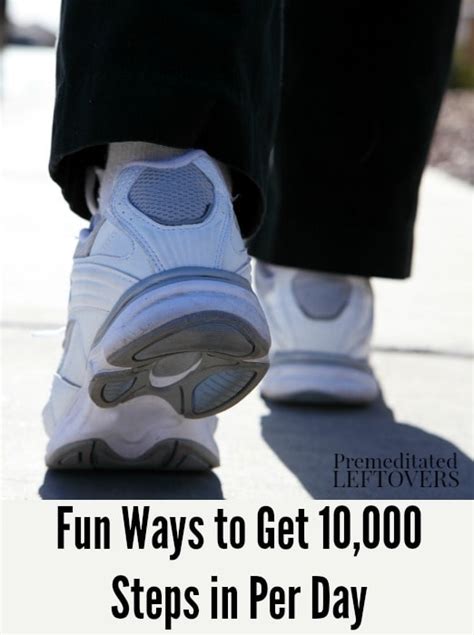 fun ways to get 10 000 steps per day