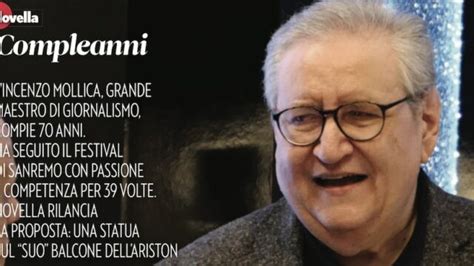 I 70 Anni Del Maestro Mollica Auguri Vincenzo