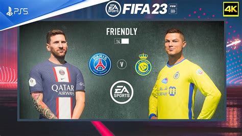 FIFA 23 Al Nassr Vs PSG Full Match Gameplay PS5 Next Gen 4K