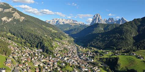 Ortisei In Val Gardena Summer And Winter Holiday Place In The Dolomites