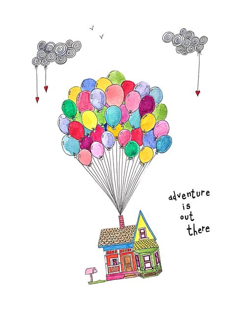 A Up Inspired Quote Disneys Up House Balloons T Wall My Xxx Hot Girl