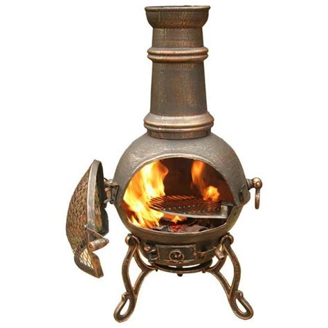 Like fire glass, these logs can. Fire-Pit-And-Chiminea | Chiminea fire pit, Clay fire pit ...