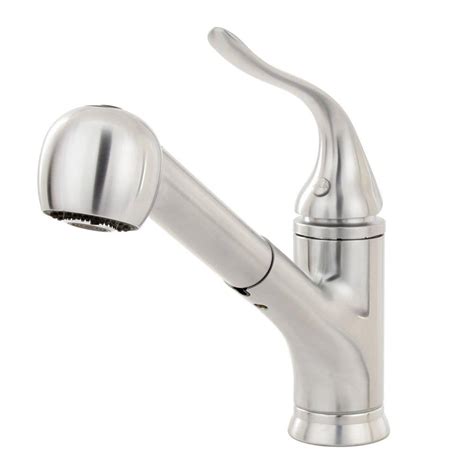 Best kohler faucet for contemporary kitchens. KOHLER Coralais Single-Handle Pull-Out Sprayer Kitchen ...