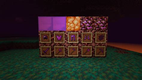 I Made A Resource Pack That Changes Netherite Items Purple Minecraft