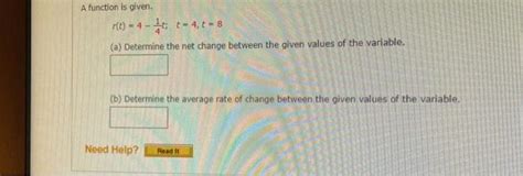 solved a function is givenr t 4 1 4t t 4 t 8determine the