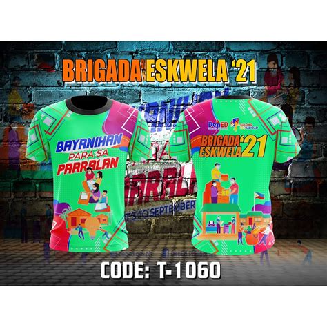 School Back To Brigada Eskwela T Shirt Full Sublimation