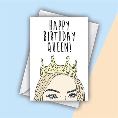 Tiktok Printable Birthday Card Printable Tik Tok Queen Card Coloring