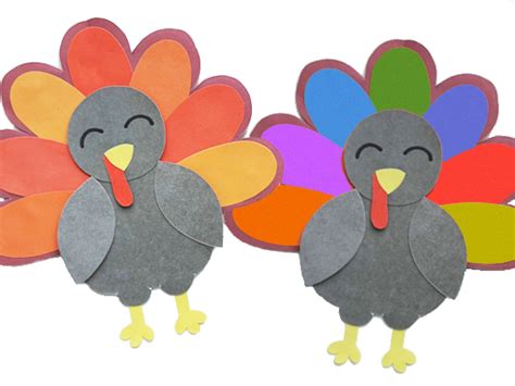 Simple Paper Turkey Craft Our Kid Things