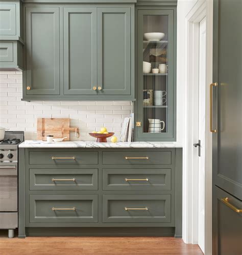 Pale Green Kitchen Cabinets 