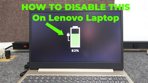 Lenovo Laptop Disable Battery Meter Youtube