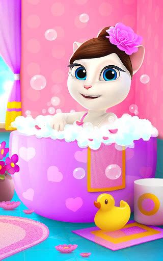 You can personalize its clothes, hairstyle, makeup, and more, and then help it grow and watch it to become your friend. My Talking Angela for Android - Free Download
