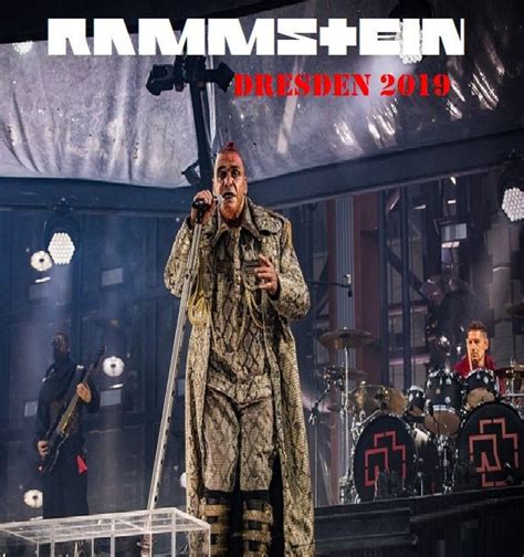 rammstein live 2019 dresden 12 de junio de 2019 etsy