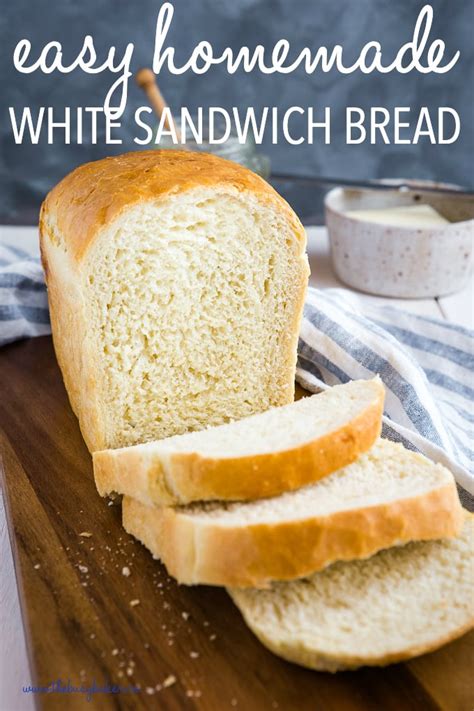Easy White Sandwich Bread Old Fashioned Recipe The Busy Baker