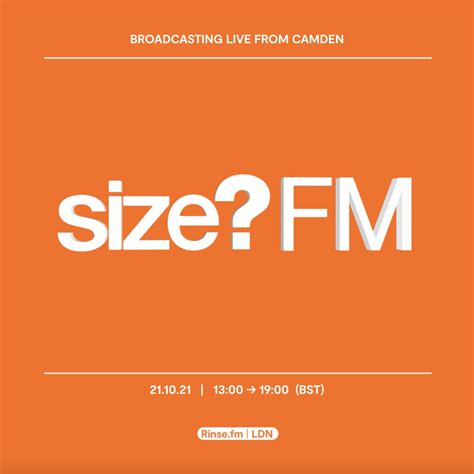 Meet The Line Up For Sizefm X Rinse At Our Size Camden Store Size Blog