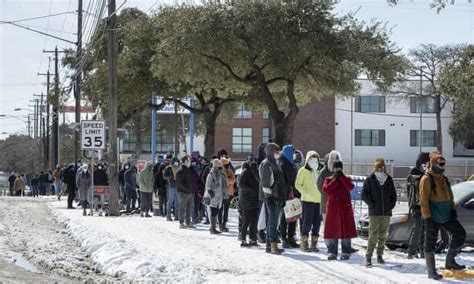 Anger Mounts Over Texas Power Blackouts As Icy Cold Maintains Its Grip Texas The Guardian
