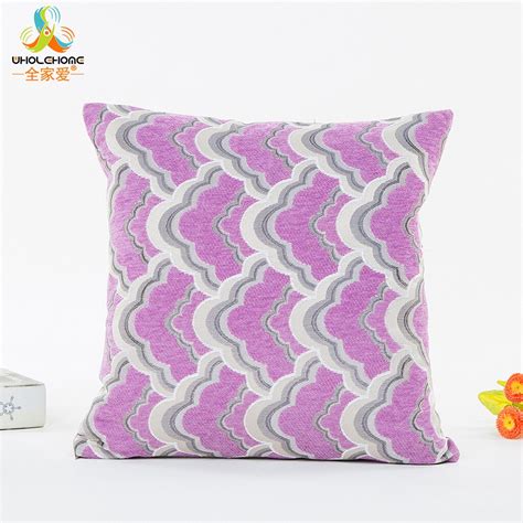 Spandex Fabric Pillow Case Square Pillowcase Sea Wave Striped Cushion Cover Decoration Sofa