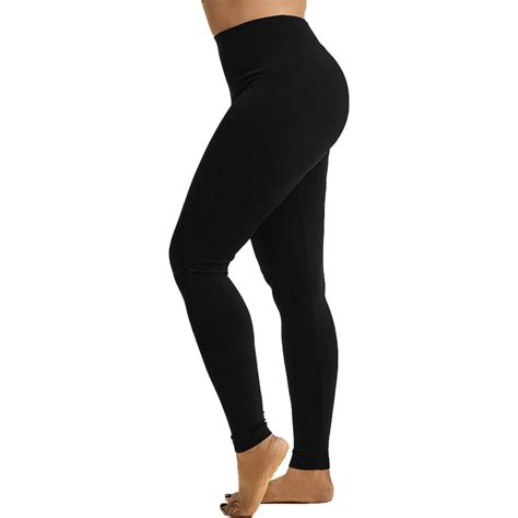 Women S Plus Size High Waist Leggings Long Stretchy Pants Full Length