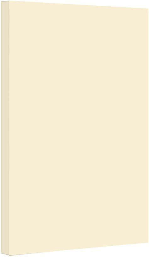 Cream Pastel Color Card Stock 67lb Cardstock 11” X 17” Inches 50