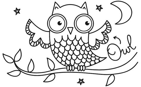 Coloring Pages Nocturnal Animals