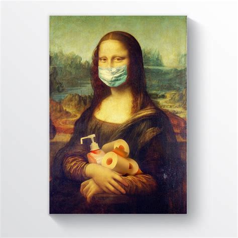 Divertido Mona Lisa Cartel Impresión Divertida Del Aula Etsy España