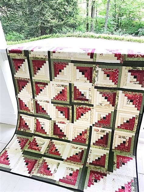 Discover a vast selection of rustic bedding with stunning detail & high quality fabrics. Quilt Patterns PDF Log Cabin Quilt Pattern Easy Quilt ...