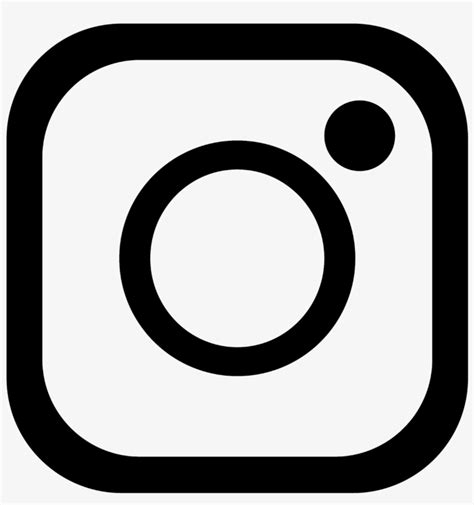 Instagram Logo Black Borders Png Transparent Background Instagram