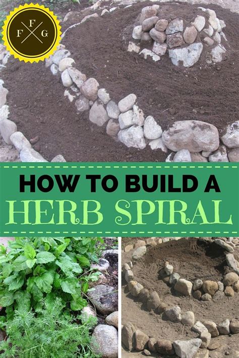 Step By Step Instructions On How To Build A Herb Spiral Herb Spiral