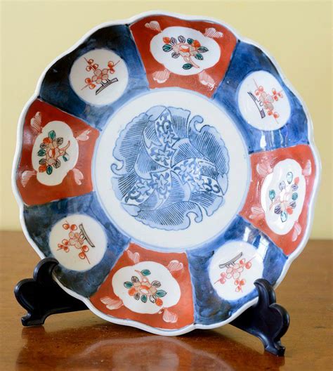 Japanese Imari Porcelain Plate Ceramics Japanese Oriental