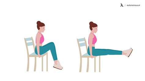 5 Sitting In Chair Leg Exercises That You Can Do At Any Time