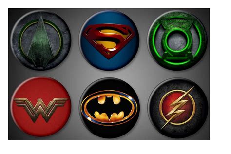 Buy Dc Comics Magnets Superheroes Batman Superman Green Lantern Green
