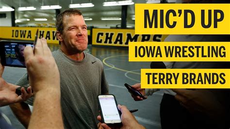 Micd Up Iowa Wrestling Coach Terry Brands Big Ten Wrestling Youtube