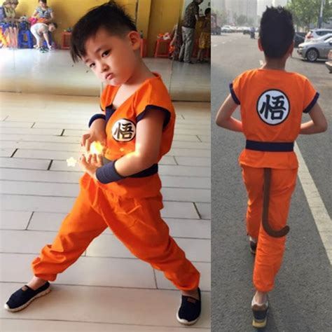 Popular Kid Goku Costume Buy Cheap Kid Goku Costume Lots From China Kid