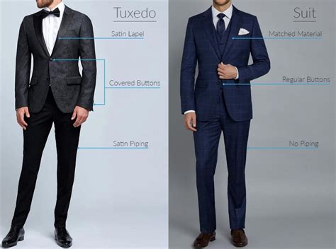 Difference Between A Suit And A Tux Forkesreport