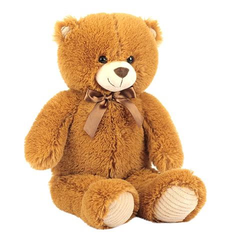 Dan Dee Plush Fuzzy Brown Teddy Bear 22 Inch Large Stuffed Animal Pal