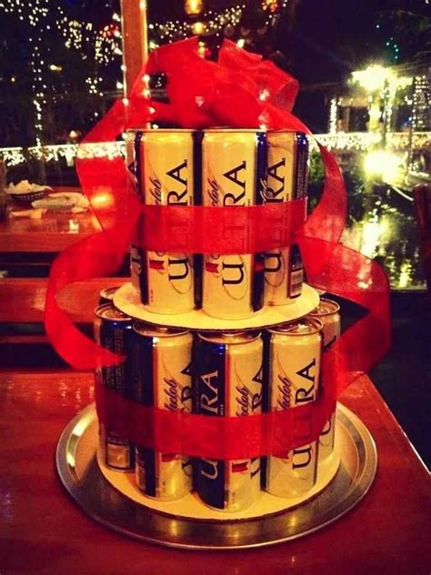 The ultimate league of beers brand box. beer can cake! great gift for guys who like beer! # ...