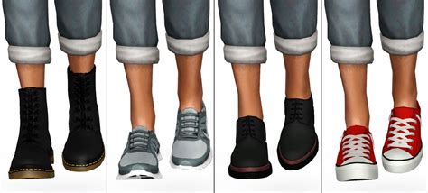 Clothes And Shoes For Elder Sims 3 Simplex Sims Sims 3 Shoes Cc Shoes